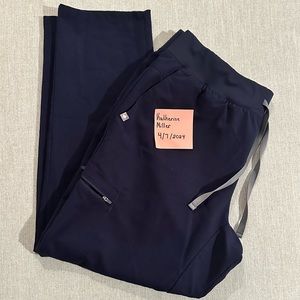 FIGS Navy Kauro Scrub Pants - XL